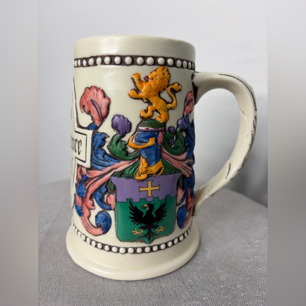 Texas Renaissance Festival 1990 Ceramic Stein Mug Dragonslayer(F71)”✨